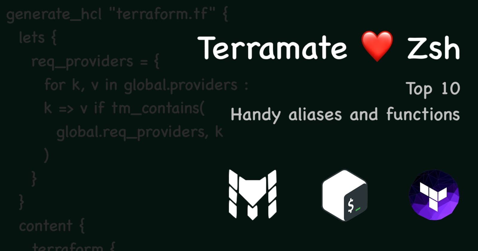 Terramate 鉂わ笍 Zsh